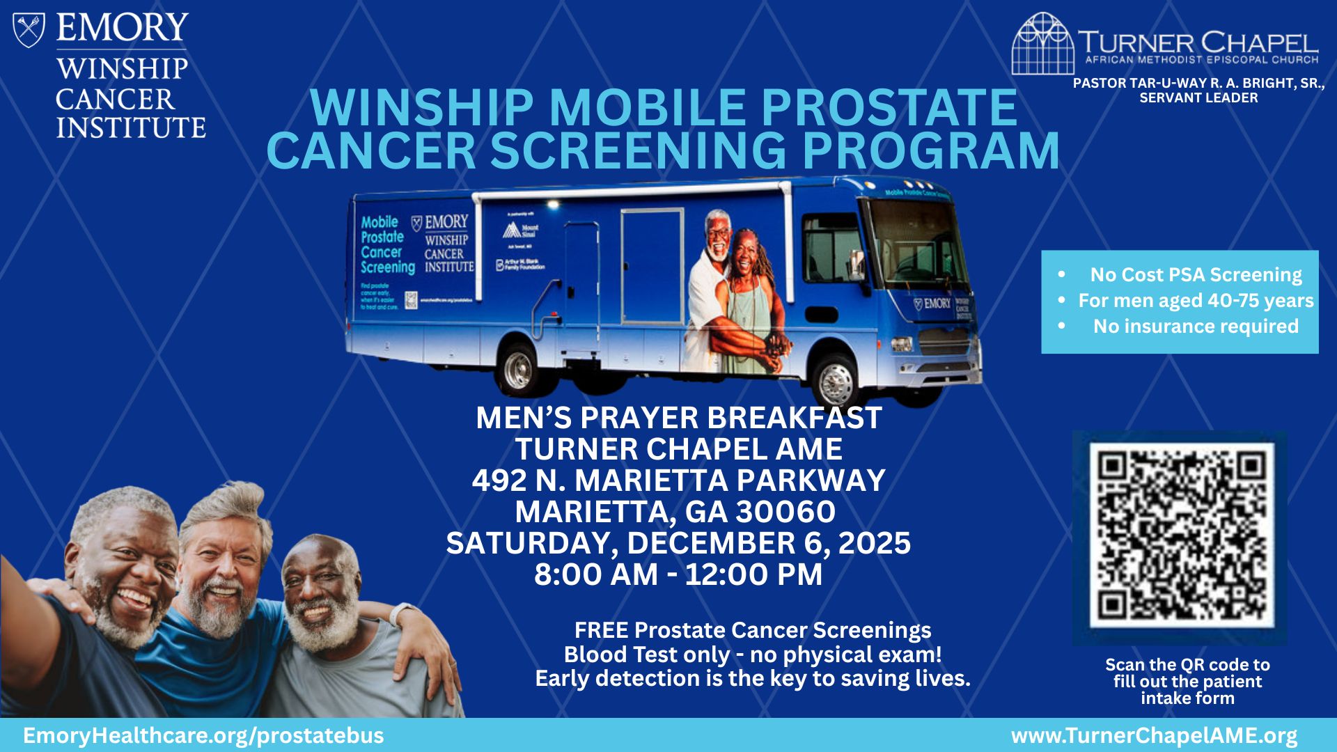 Men's Prayer Breakfast & Prostate Cancer Screening